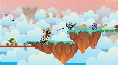 Screenshot of super world run - bosses