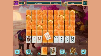 Capture d'écran de Sweet Solitaire. School Witch 2