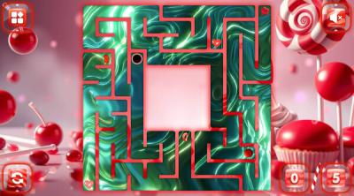 Screenshot of Sweetie Candy Maze: Red Cherry