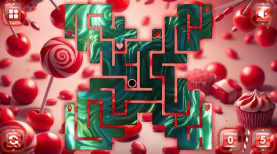 Screenshot of Sweetie Candy Maze: Red Cherry