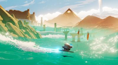 Screenshot of Sword of the Sea