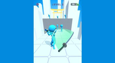 Screenshot of Sword Play! Ninja Slice Runner