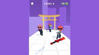 Screenshot of Sword Play! Ninja Slice Runner