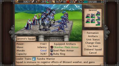 Screenshot of Symphony of War: The Nephilim Saga