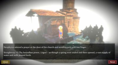 Screenshot of Synaxarion Christian Stories: Holy Martyr Neophytos