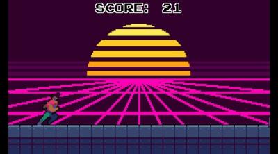 Screenshot of Synthwave Runner