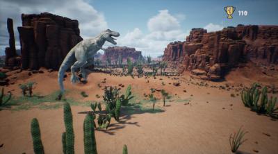 Screenshot of T-Rex Dinosaur Game