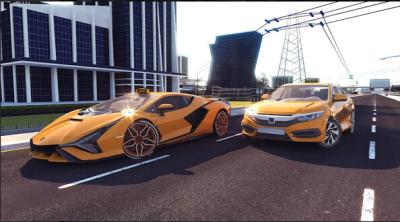 Screenshot of Taxi Simulator in City