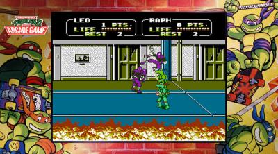 Capture d'écran de Teenage Mutant Ninja Turtles: The Cowabunga Collection