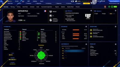 Screenshot of Tennis Manager 2023