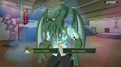 Screenshot of Tentacle Prawn: Actually A Cthulhu Dating Sim