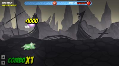 Screenshot of The Adventures of Dinobot and Tiara!