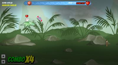 Screenshot of The Adventures of Dinobot and Tiara!