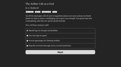 Screenshot of The Aether: Life as a God