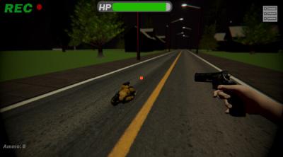 Screenshot of The Backrooms, the way back up