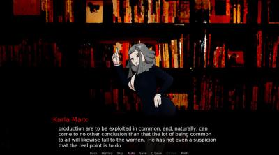 Screenshot of The Cummunist Manifesto: Dommy Mommy Commie Adventure