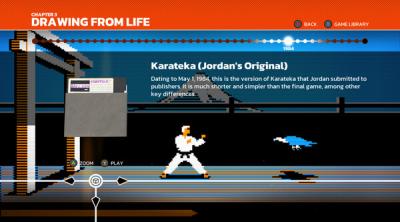 Screenshot of The Making of Karateka