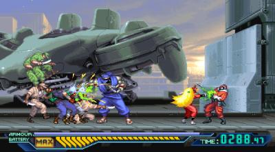 Screenshot of The Ninja Saviors: Return of the Warriors