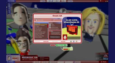 Screenshot of The Political Machine 2016
