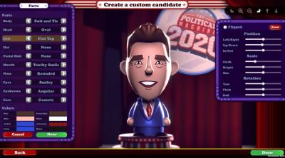 Screenshot of The Political Machine 2020