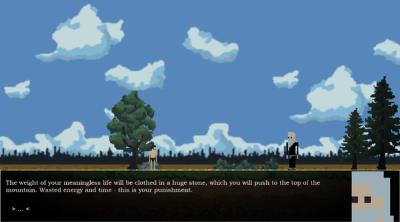 Screenshot of The Sisyphus journey