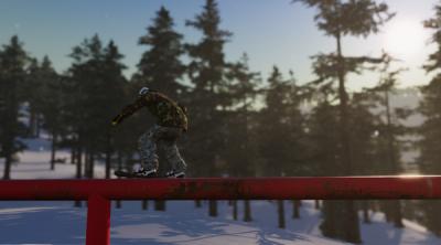 Screenshot of The Snowboard Game