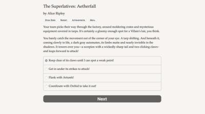Screenshot of The Superlatives: Aetherfall