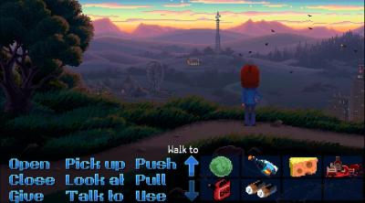 Capture d'écran de Thimbleweed Park