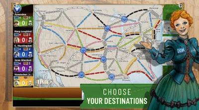 Screenshot of Ticket to Ride