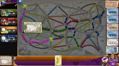 Screenshot of Ticket to Ride