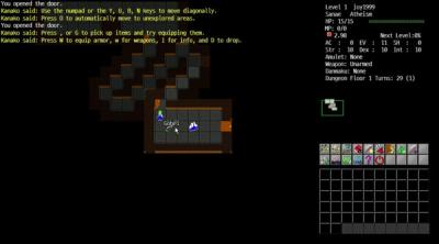 Screenshot of Touhou Crawl