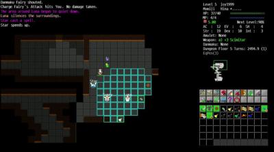 Screenshot of Touhou Crawl