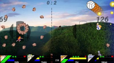 Screenshot of Touhou Volleyball Danmaku