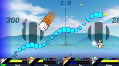 Screenshot of Touhou Volleyball Danmaku