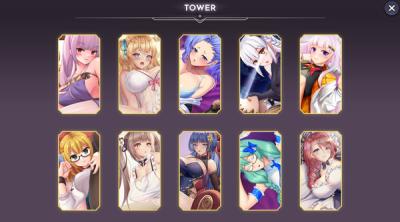 Screenshot of Tower of Waifus