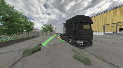 Screenshot of Truck Parking Simulator VR