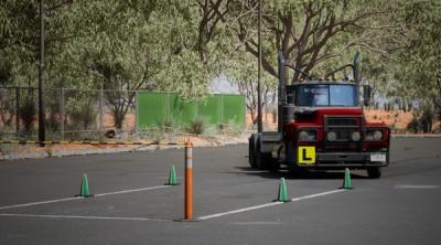 Screenshot of Truck World: Driving School