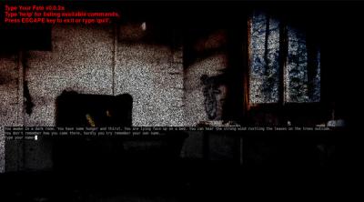 Screenshot of Type Your Fate
