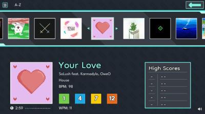 Screenshot of Typing Tempo