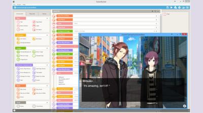 Screenshot of TyranoBuilder Visual Novel Studio