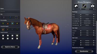 Screenshot of Unbridled: Horse Designer