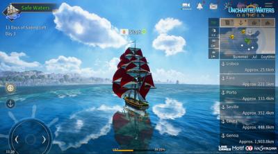 Screenshot of Uncharted Waters Origin