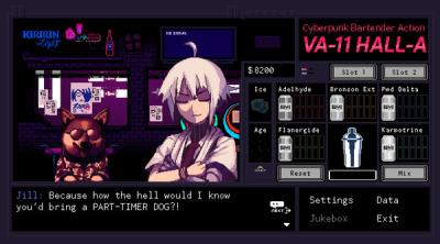 Screenshot of VA-11 Hall-A: Cyberpunk Bartender Action