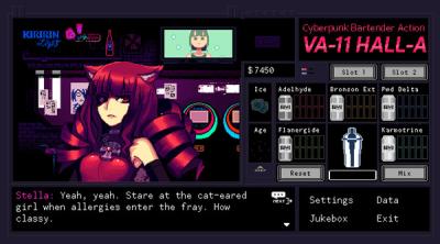 Screenshot of VA-11 Hall-A: Cyberpunk Bartender Action