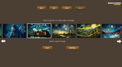 Screenshot of Van Gogh's Masterpiece Jigsaw Puzzles