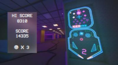 Screenshot of Vaporwave Pinball