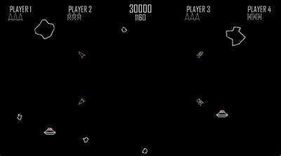 Screenshot of Vectoroids