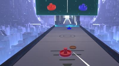 Screenshot of VR AirHockey VR aaaaaa