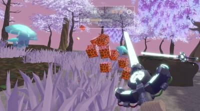 Screenshot of VR Blade of Blocks