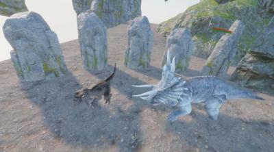 Screenshot of VR Dinosaur Fight